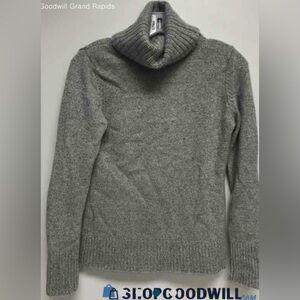 Ann Taylor gray Cashmere Turtleneck Sweater